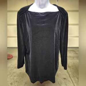 Anne Klein Black Velvet Garment⚠️⬇️‎